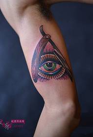 Umzobo we-tattoo we-eye ye-razor eye