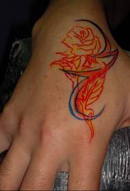 Nanchang naald tatoeëring wys prentjie werk: hand totem tatoeëring patroon