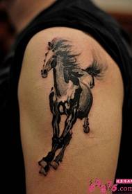 Kreativ blekk tatovering hest bilde