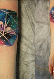 Recommandéiert e weiblech Starry Sky Tattoo Bild