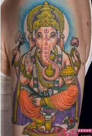 Gazdag tetoválás ikon - mint a gazdagság istene