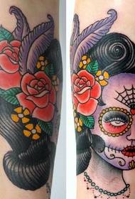 Gambar Tato Retro Trendy La Caterina