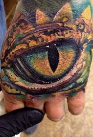 Реалістичний longan татуювання візерунок на тильній стороні руки