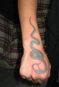 Käsi käärme tatuointimalli - 蚌埠 Tatuointi Näytä kuva