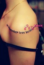 Immagini di tatuaggi inglesi di grande braccio moda