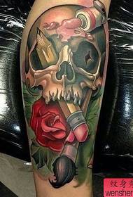 Spettacolo di tatuaggi, consiglia un tatuaggio teschio in stile europeo-americano