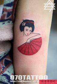 Tsarin tattoo geisha hannu