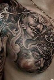Tatuiruotė iki pusės kaklo dabar yra speciali tatuiruotė, kuri prieinama tik Azijoje.