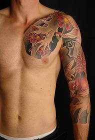 Tattoo aziatike gjysmë-tatuazh