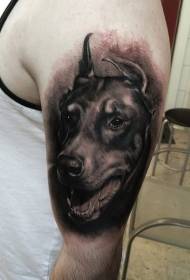 Krah i madh, një qen, avatar, tatuazh