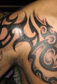 Semplici è belli totemu tatuaggio di meza armatura