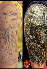 Tattoo i krahut të madh evropian dhe amerikan