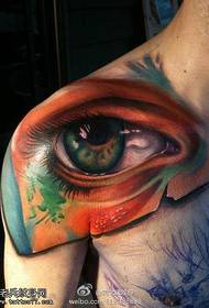 Realistic mufananidzo weziso tattoo maitiro