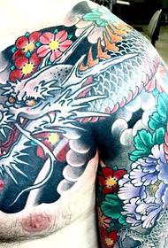 Exciting and wonderful half-armed dragon tattoo