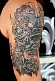 Uzorak tetovaže zlog lava velikog kineskog zla