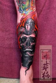 Japanese Huang Yan tattoo ua haujlwm txaus siab: tes tattoo cov duab (tattoo)