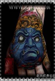 Неподвижен модел на тетоважа на минг: Рачно поддржан Минг Ванг Тетоважа Модел Тетоважа Слика