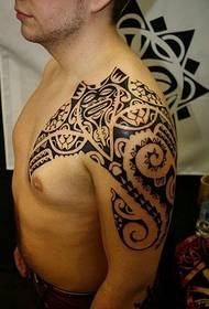 Pearsantacht Stylish totem tattoo armúr leath