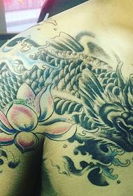 Татуировка с изображением дракона полудьявола очень властная