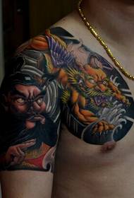 Domineering татуировка с половиной брони от Zhong Rong