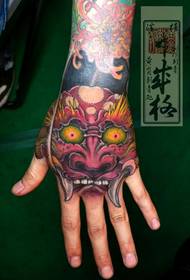 Japana Huang Yan-tatuaje laboras dankon: bildoj de tatuaje prajna mano (tatuaje)