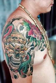 Παραδοσιακή μόδα 半 半 半 σχέδιο τατουάζ