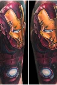 Kāhua kuʻuna no ke kaila kāne style style iron man tattoo tattoo