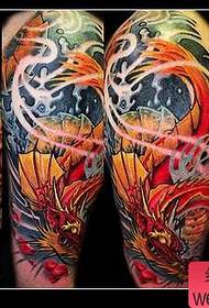 Tattoo 520 გალერეა: ევროპული და ამერიკული ყვავილების მკლავების ტატუირების ნიმუში