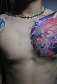 Super Perfect Color Emerald Half Armor Tattoo