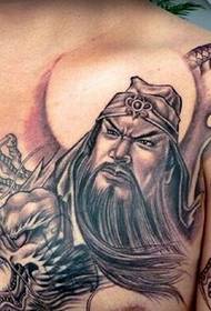 Tradycyjny tatuaż półpancerza Guan Gong Guan Erye