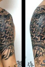 Озброєння прохолодно броні татуювання візерунок