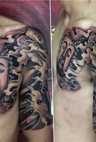 Half nakasuot ng tattoo totem tattoo beauty tattoo