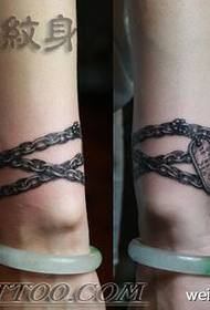 Dívka jako paže náramek náramek tetování vzor