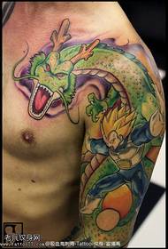 Dragon tattoo pattern