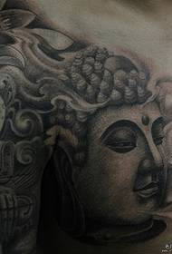 ຮູບແບບ tattoo ເຄິ່ງ tattoo