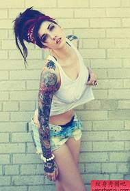tattoo figure recommended a female flower arm tattoo works