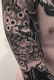 Японський творчий натхнення татуювання квітка рука татуювання візерунок від художника татуювання Лу Бо