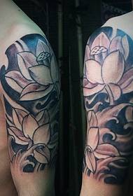 Magsuot ng isang magandang pattern ng tattoo ng lotus