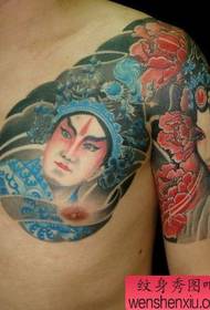 Tatueringsmönster - Super Classic Half-Sui Peking Opera-karaktärer Face Tattoo Patterns (Boutique)