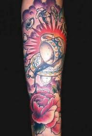 Flower arm modni lep vzorec tatoo