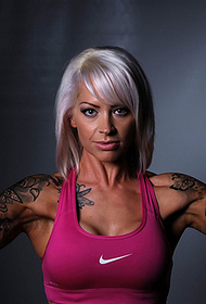 Misuli uzuri maridadi maua tattoo muundo