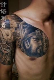 La foto dello spettacolo del tatuaggio dell'ago di Nanchang funziona: modello di tatuaggio ritratto a mezzo busto