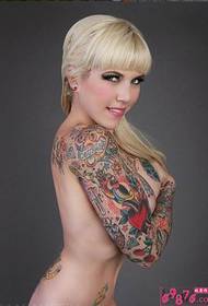 banyagang beauty flower arm sexy tattoo