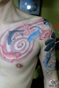 In populêr en prachtich heal-lyts inketfisk tattoo patroan