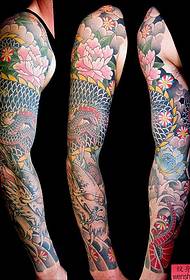 cvjetni uzorak za tetoviranje ruku