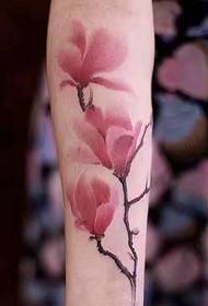Modo del modello del tatuaggio del fiore del braccio del fiore bello