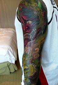 Kleur prajna arm tattoo