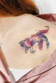Piccolo apprezzamento fresco del tatuaggio della spalla della clavicola di 9 ragazze