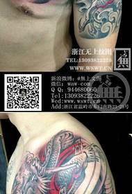 Muž obľúbený super pekný polovičný šál draka tetovanie vzor diel