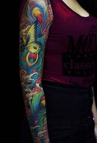 Pero pansy arm tattoo pattern